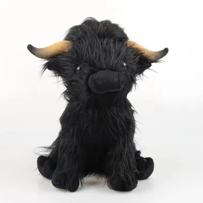Soft Highland Cow Plush Toy That Melts Stress Away
