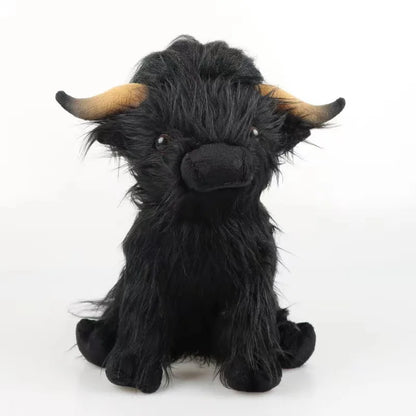 Soft Highland Cow Plush Toy That Melts Stress Away