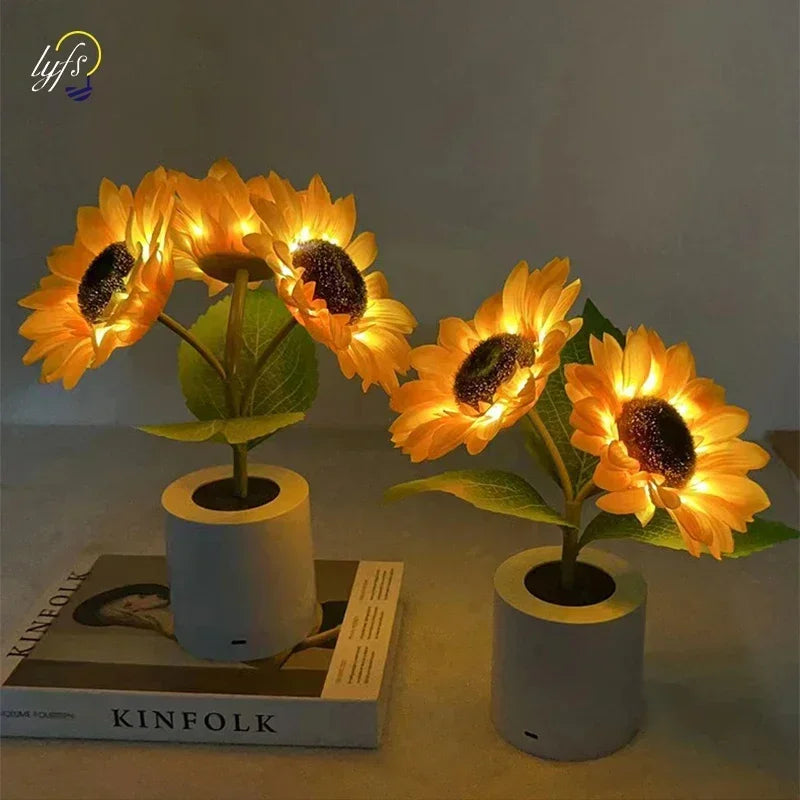 Blooming Sunflower Lamp – Bring Warm Serenity to Your Nights