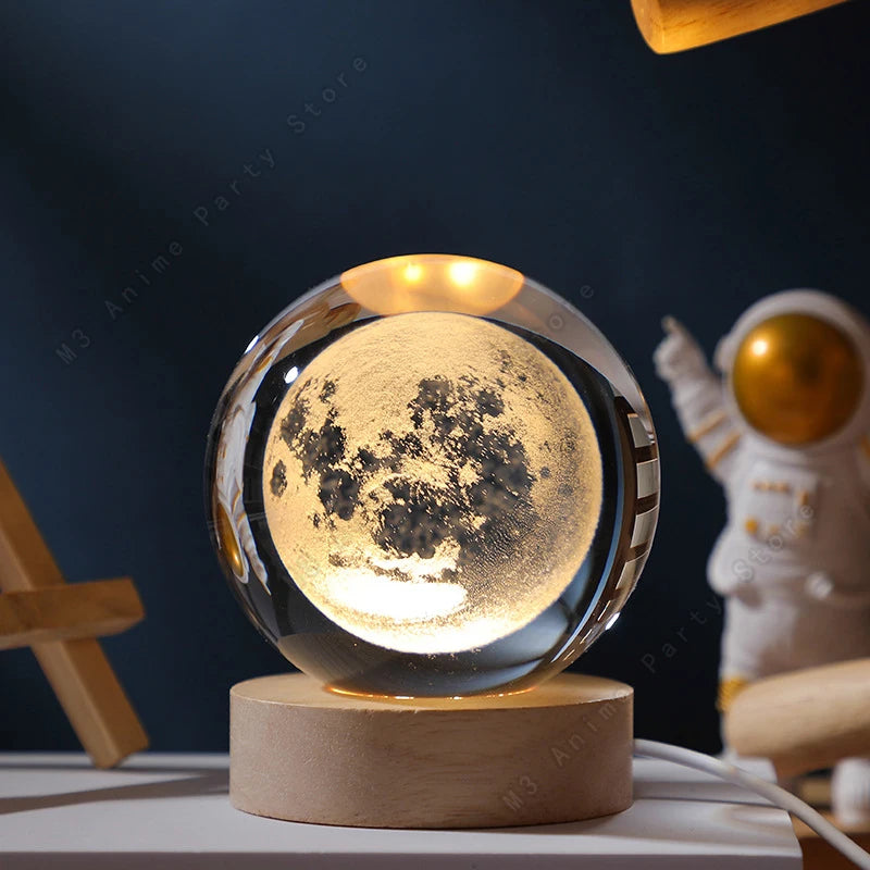 Mini Moon Crystal Lamp – Calm Nights, Cosmic Dreams