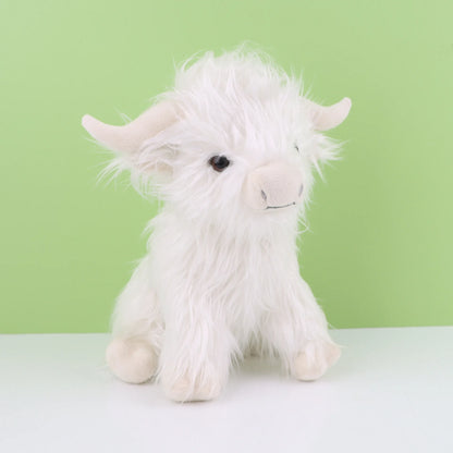 Soft Highland Cow Plush Toy That Melts Stress Away