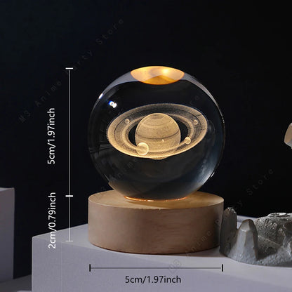 Mini Moon Crystal Lamp – Calm Nights, Cosmic Dreams