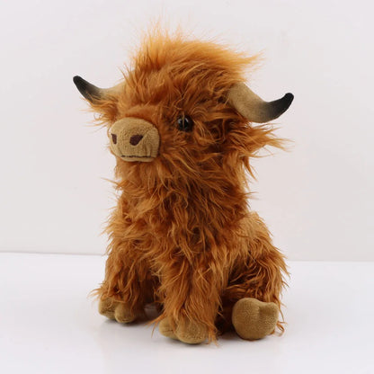 Soft Highland Cow Plush Toy That Melts Stress Away