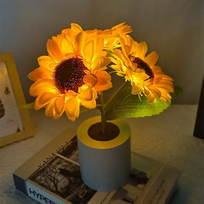 Blooming Sunflower Lamp – Bring Warm Serenity to Your Nights