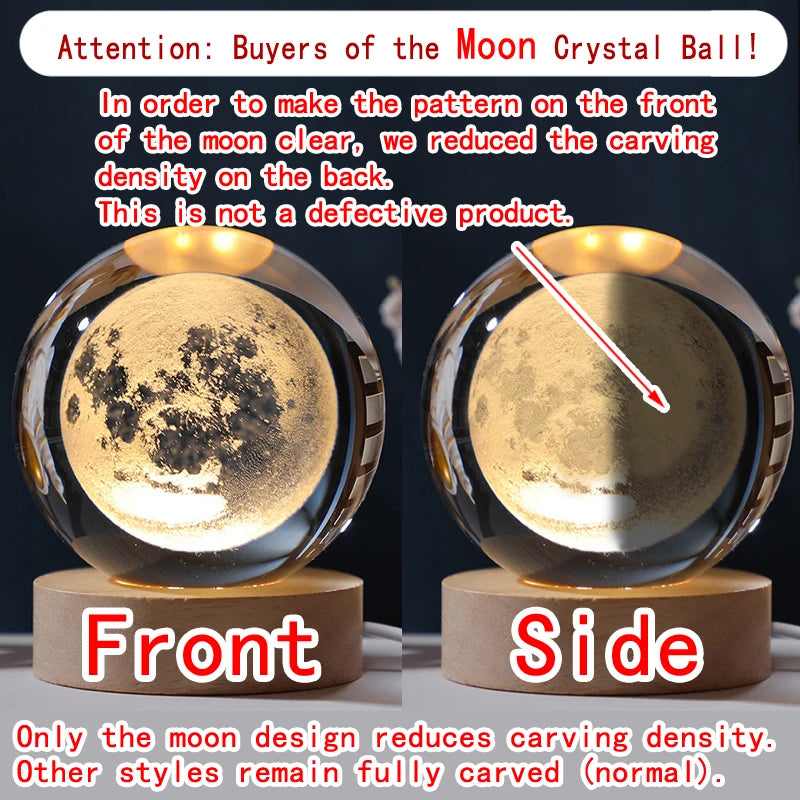 Mini Moon Crystal Lamp – Calm Nights, Cosmic Dreams