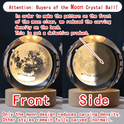 Mini Moon Crystal Lamp – Calm Nights, Cosmic Dreams